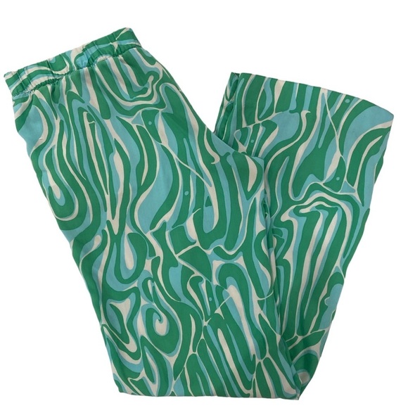 Lilly Pulitzer Cambridge Palazzo Finders Keepers Pants | Size Medium - Picture 2 of 8